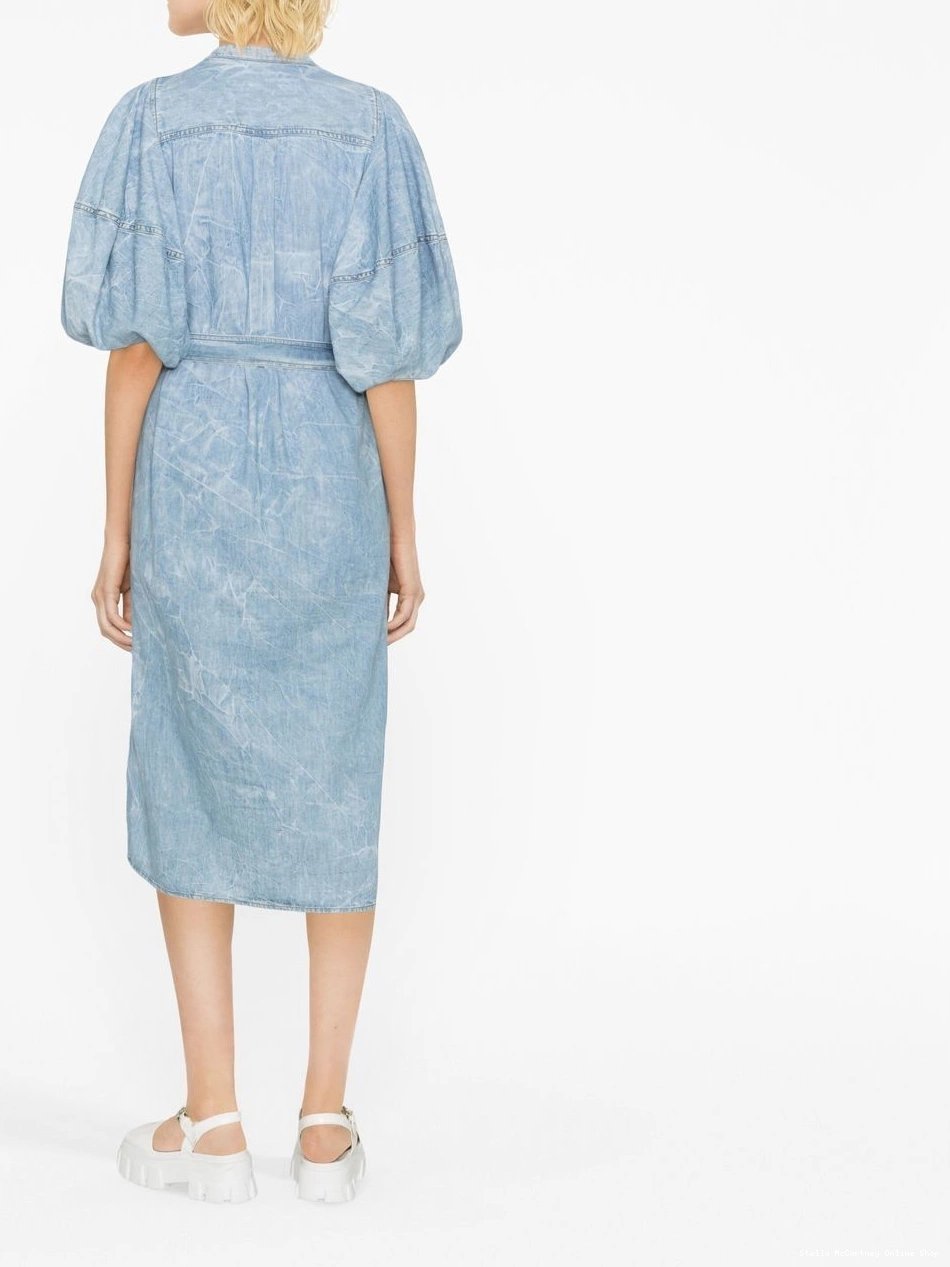 Cheap McCartney midi Women Stella button-down dress 0402
